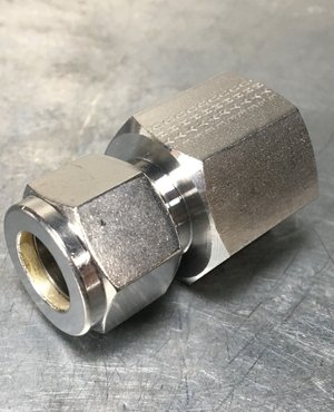 Stainless Steel Gauge Connector